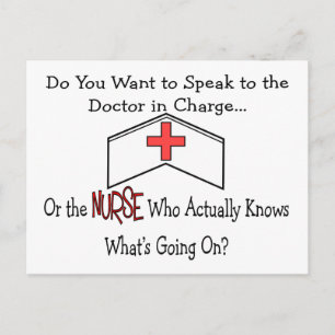 Funny Nurse Gifts Briefkaart