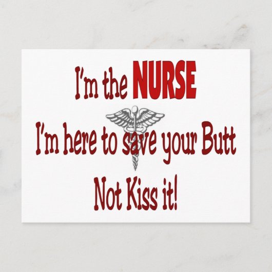 Funny Nurse Gifts Briefkaart (Voorkant)