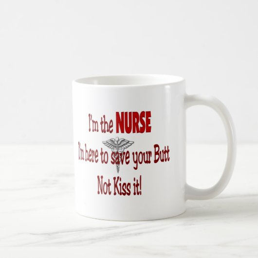 Funny Nurse Gifts Koffiemok (Rechts)