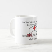 Funny Nurse Gifts Koffiemok (Voorkant links)