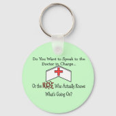 Funny Nurse Gifts Sleutelhanger (Voorkant)