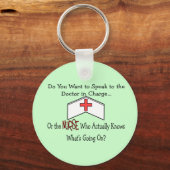 Funny Nurse Gifts Sleutelhanger (Voorkant)