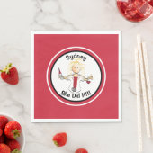 Funny Nurse Graduation Party for her Red Paper Servet (Insitu)