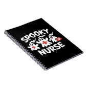 Funny Nurse Halloween Notitieboek (Rechterzijde)