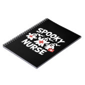 Funny Nurse Halloween Notitieboek (Linkerzijde)