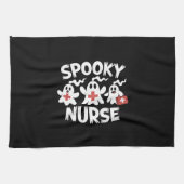 Funny Nurse Halloween Theedoek (Horizontaal)