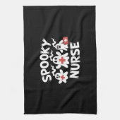Funny Nurse Halloween Theedoek (Verticaal)