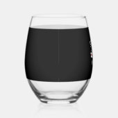 Funny Nurse Halloween Wijnglas Zonder Voet (Rechts)