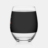 Funny Nurse Halloween Wijnglas Zonder Voet (Links)