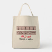 Funny Nurse Humor Canvas tas (Achterkant)