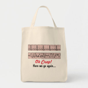 Funny Nurse Humor Canvas tas