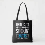 Funny Nurse Humor Physician Assistant Jokes Tote Bag (Voorkant)
