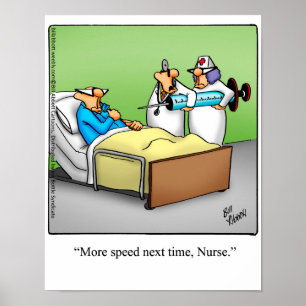 Funny Nurse Humor Poster Gift