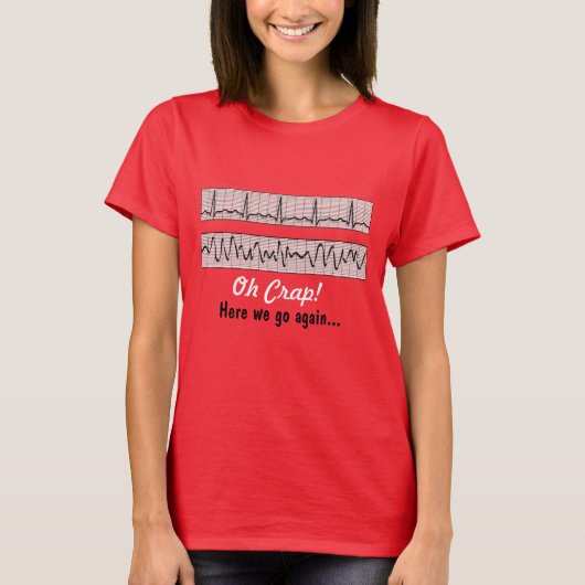 Funny Nurse Humor T-shirt (Voorkant)