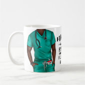 Funny Nurse in Progress Personalized Coffee Mok (Links)