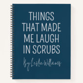 Funny Nurse Journal, Custom Notebook for Doctor Notitieboek (Voorkant)