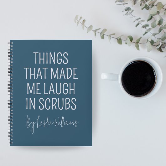 Funny Nurse Journal, Custom Notebook for Doctor Notitieboek