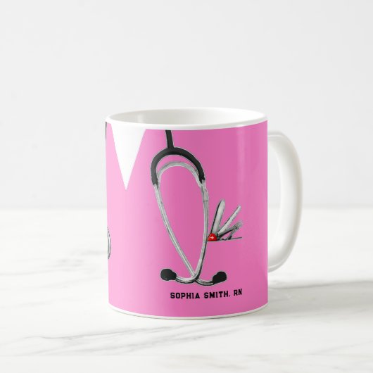 Funny Nurse Koffiemok (Voorkant rechts)