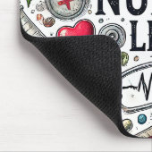 Funny Nurse Life Muismat (Hoek)