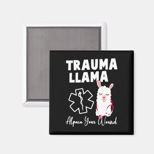 Funny Nurse Magneet (Voorkant / Achterkant)