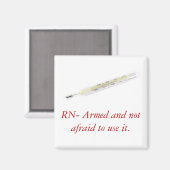 Funny Nurse Magneet (Voorkant / Achterkant)