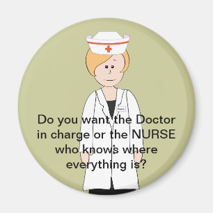 Funny Nurse Magnets Magneet
