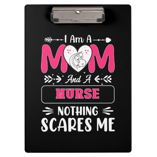 Funny Nurse Mam, grappige citaten van Zurse Mam Klembord (Voorkant)