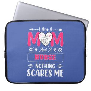 Funny Nurse Mam, grappige citaten van Zurse Mam Laptop Sleeve