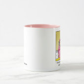 Funny Nurse Medische Cartoon Mok (Midden)