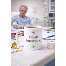 Funny Nurse Mug I Hate Hospitals Custom Name Gift