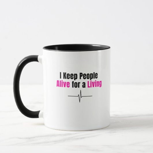 Funny Nurse Mug Mok (Links)