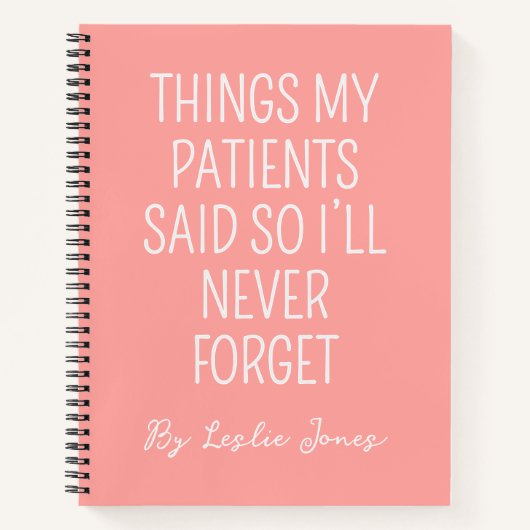 Funny Nurse Notebook Custom Journal for Nurse Gift Notitieboek (Voorkant)