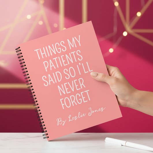 Funny Nurse Notebook Custom Journal for Nurse Gift Notitieboek
