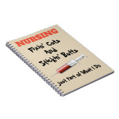 Funny Nurse Notebook Notitieboek (Rechterzijde)