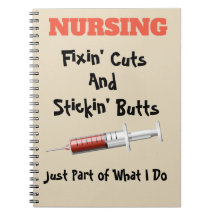Funny Nurse Notebook