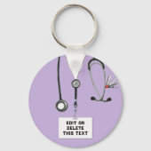 Funny Nurse Novelty Gift Sleutelhanger (Voorkant)