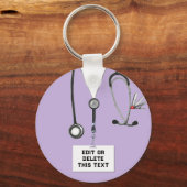 Funny Nurse Novelty Gift Sleutelhanger (Voorkant)