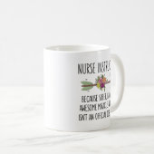 Funny Nurse Nursing Instructor Teacher Gift Idea Koffiemok (Voorkant rechts)