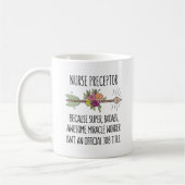 Funny Nurse Preceptor Gift Bedankt voor cadeau Koffiemok (Links)