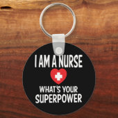 Funny Nurse Quote Black - LPN, RN, verpleegkunde,  Sleutelhanger (Voorkant)