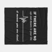 Funny Nurse Quotes Fleece Deken (Voorkant (Horizontaal))