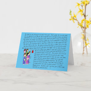 Funny Nurse Retipment Card #5 Kaart