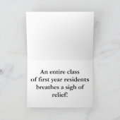 Funny Nurse Retirement Kaart (Binnen)