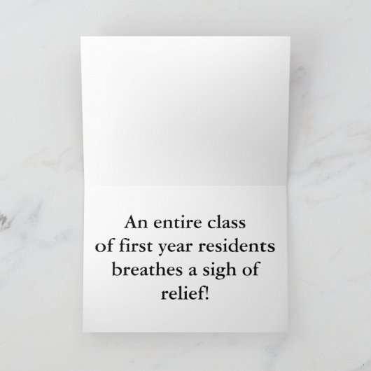 Funny Nurse Retirement Kaart (Binnen)