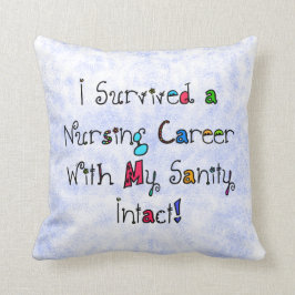 Funny Nurse Retirement Pillow Kussen