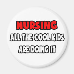 Funny Nurse Shirten en Gifts Magneet