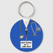 Funny Nurse Sleutelhanger (Voorkant)