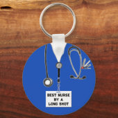Funny Nurse Sleutelhanger (Voorkant)