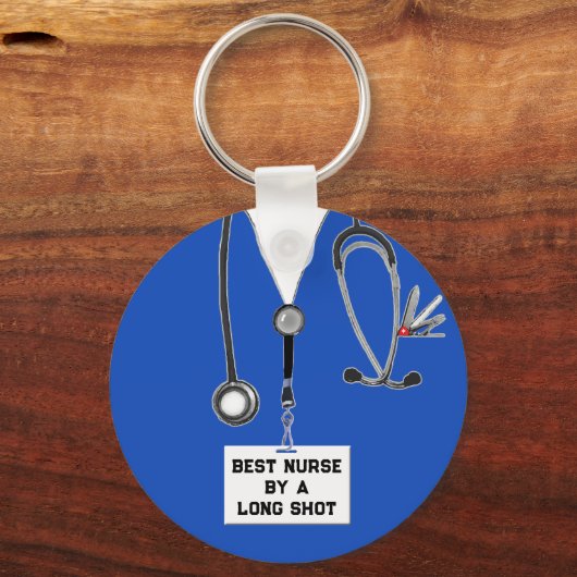 Funny Nurse Sleutelhanger (Voorkant)