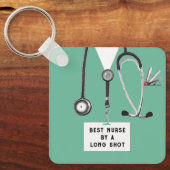 Funny Nurse Sleutelhanger (Voorkant)